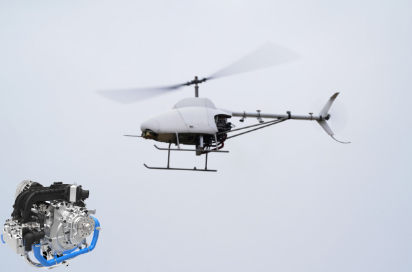 Cenários de aplicação de motor de combustível pesado drone militar de 115 kW