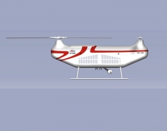 Helicóptero tripulado LJ-320 de carga útil de 100 kg